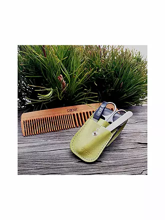 CANAL | Stecketui mit Druckknopf 3-teilig (Gelb) 5376 | 